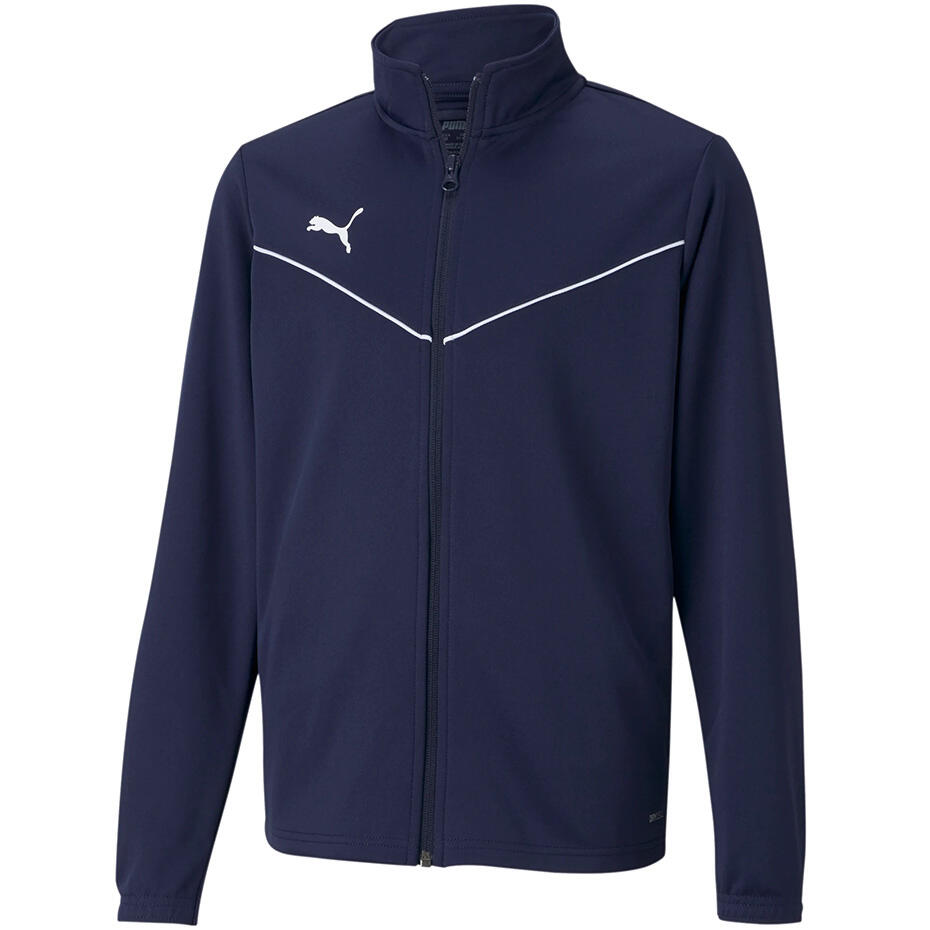 PUMA Sudadera Puma Teamrise Jr Azul NIño