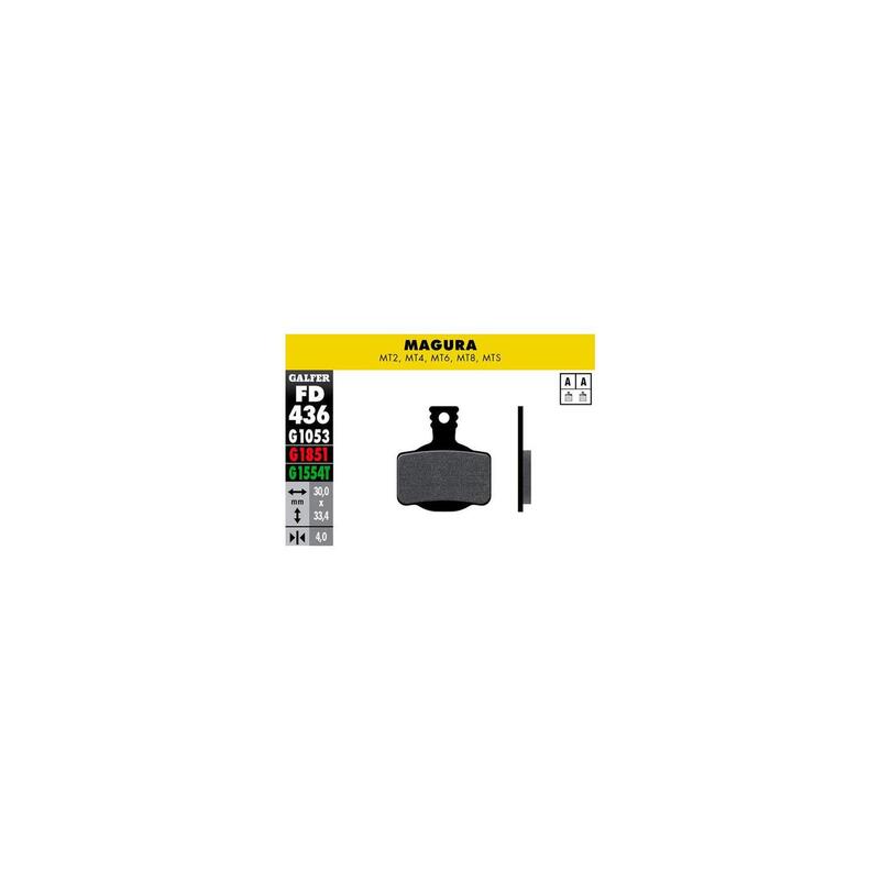 Pastillas fd std magura mt2, mt4, mt6 galfer