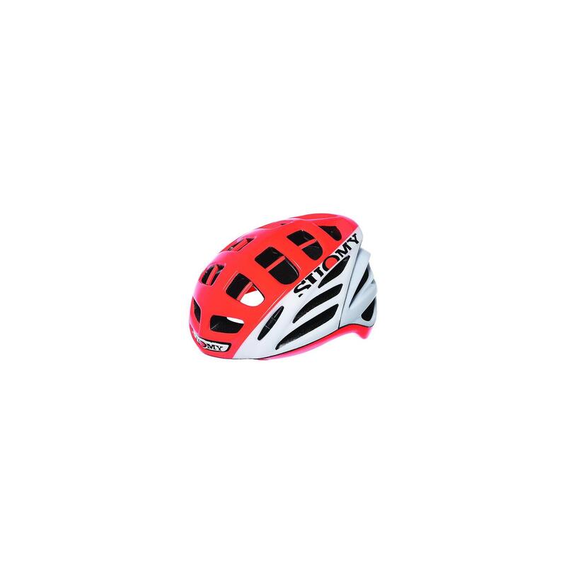 Casco suomy gun wind hv blanco/naranja t-l *