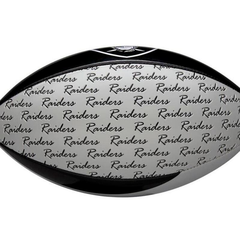 Bola de futebol americano NFL Raiders de Las Vegas Peewee Wilson