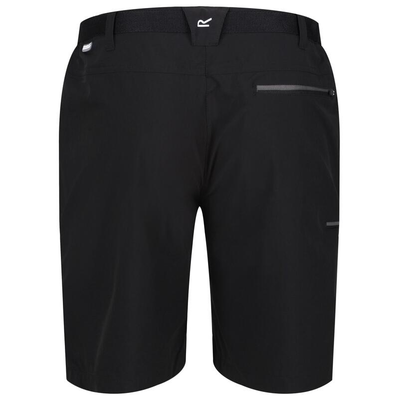 kurze Wanderhose Xert Stretch Short III Wandern/Outdoor/Trekking Herren Black