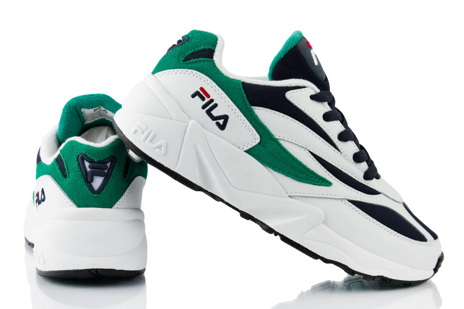 blanc / vert jungle
