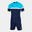 Joma Danubio Conjunto de futebol para homem azul marinho turquesa flúor