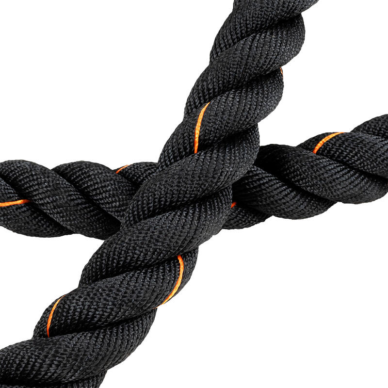 Corde de combat "Battle Rope" ondulatoire en polyester 15m