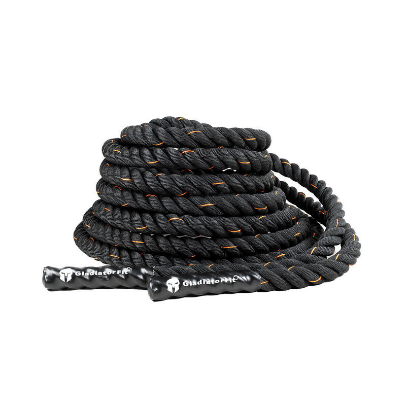 Kampfseil "Battle Rope" wellenförmig aus Polyester 15m