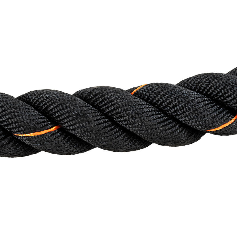 Battle Rope" golvend polyester touw 15m
