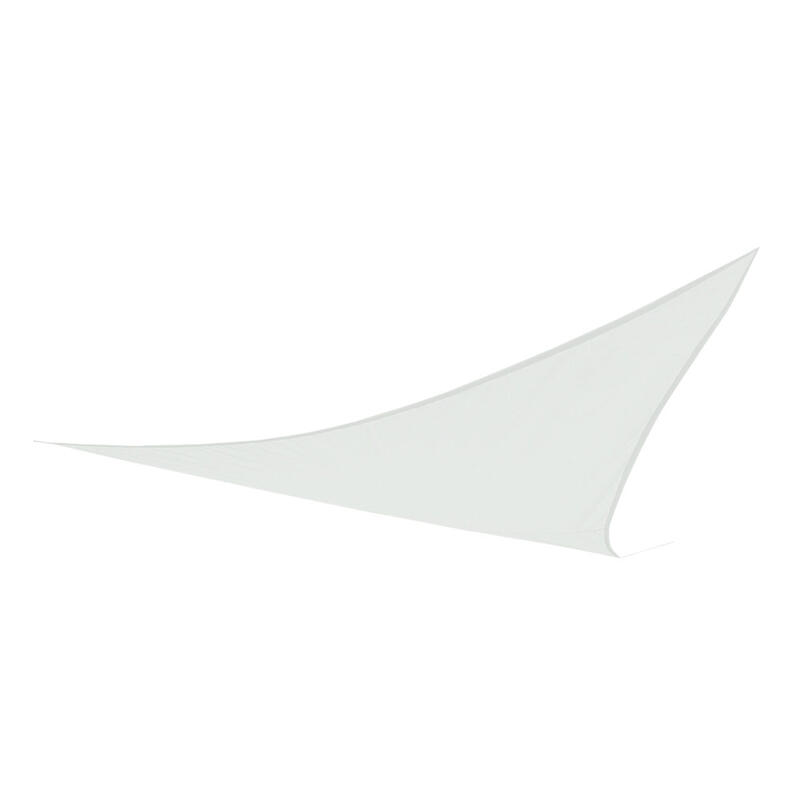 Toldo sombreo triangular Aktive color blanco