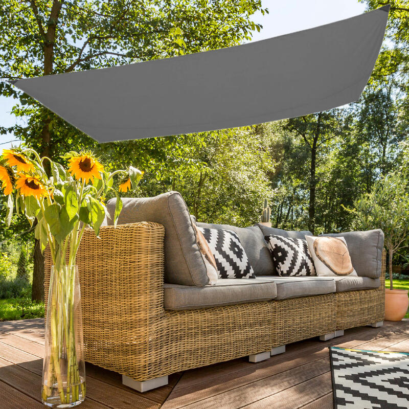 Garden store rectangulaire, gris anthracite Aktive