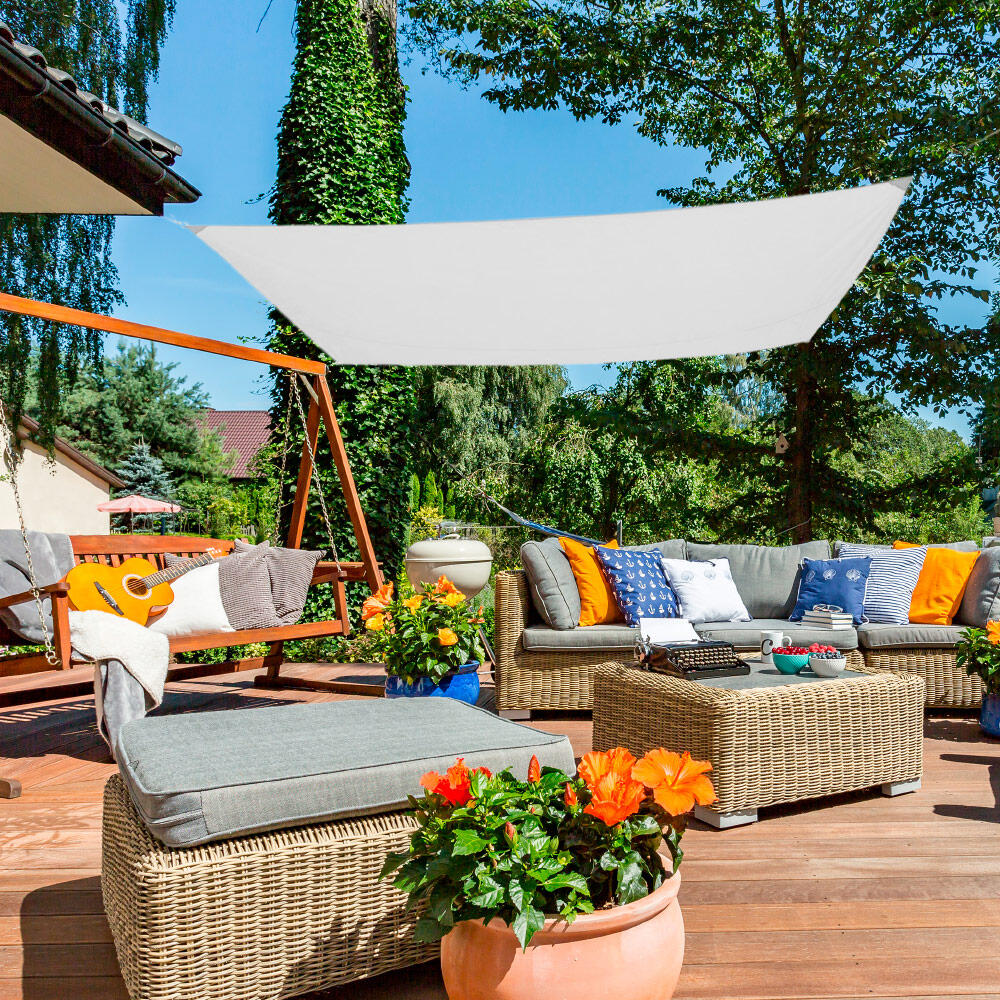 Store rectangulaire blanc Aktive Garden 2/4