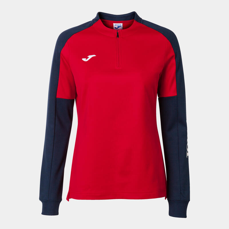 Sweat-shirt Femme Joma Eco championship rouge bleu marine