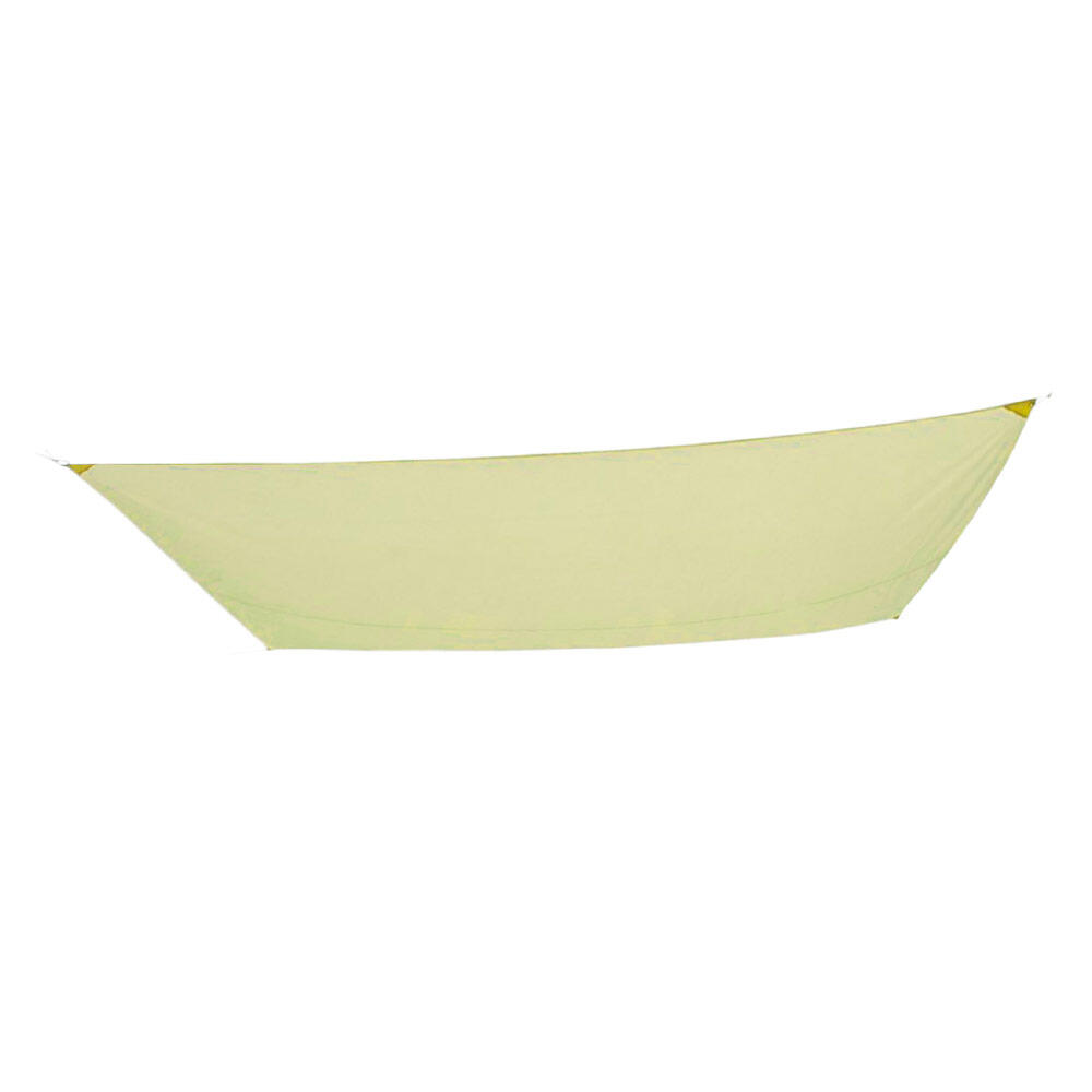 Toldo vela de sombra retangular Aktive amarelo claro