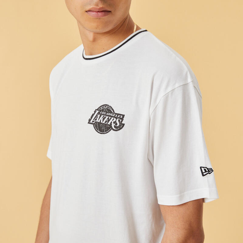 T-shirt NEW ERA com grafismo para homem da NBA Los Angeles Lakers