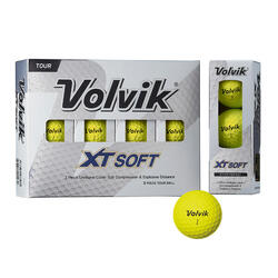 Lot de 12 balles de golf Volvik XT Soft jaune