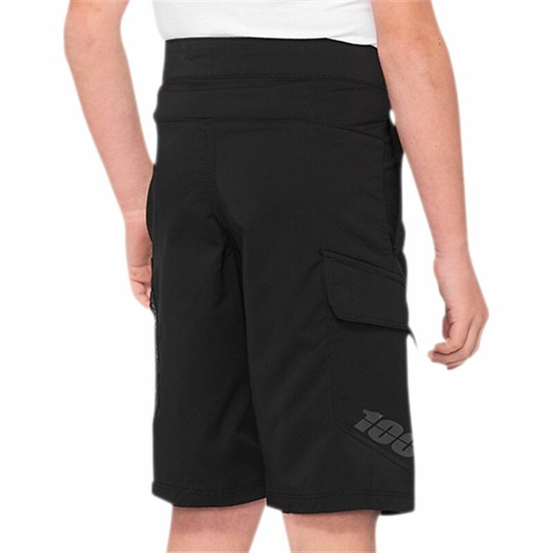 Ridecamp Jeugd Shorts - zwart