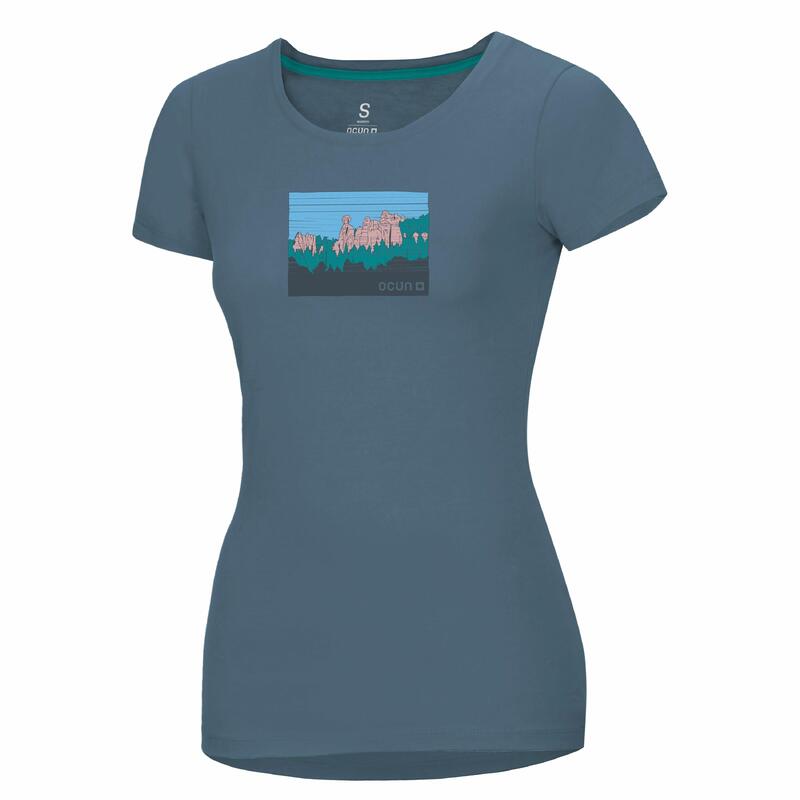 T-shirt alças azul SEAMLESS COMFORT, Ofertas em t-shirts desportivas de  mulher