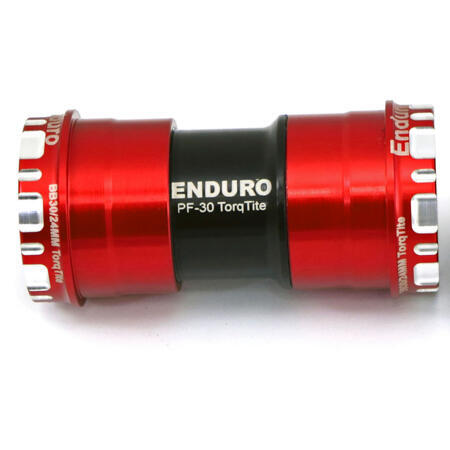 Trapas Enduro Bearings TorqTite BB A/C SS-BB30-24mm-Red