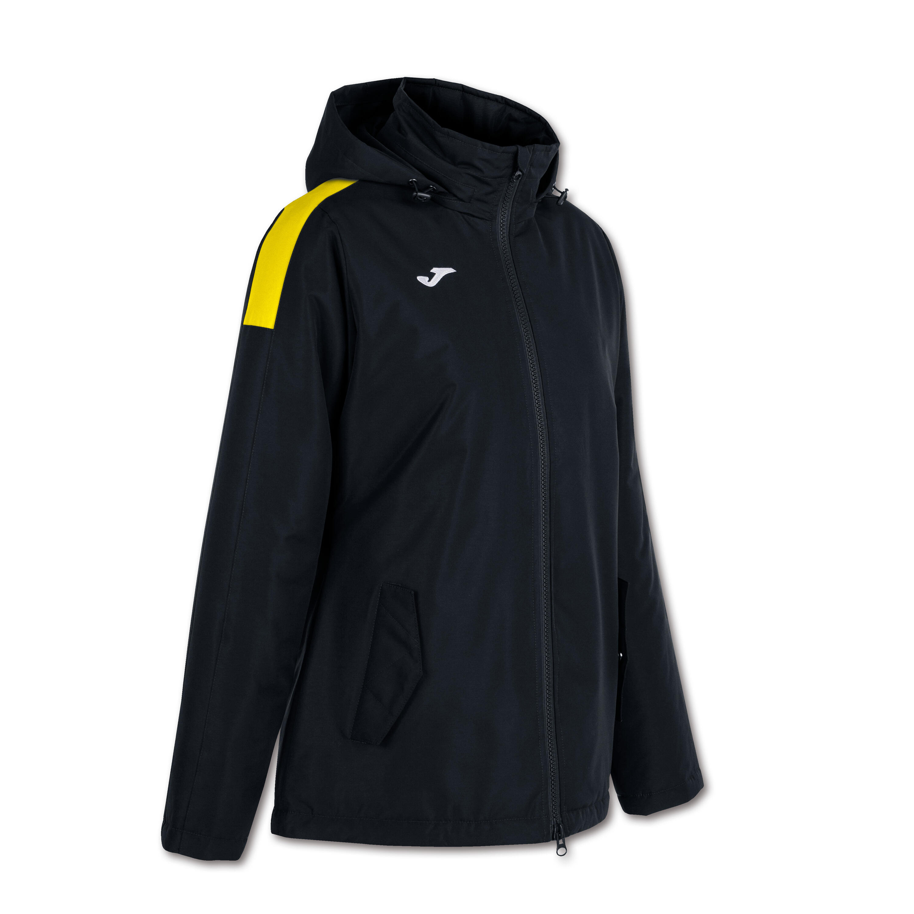 Joma - Anorak Football Femme Joma Trivor Noir - Blouson - Jaune|noir - 48 Xl - Decathlon
