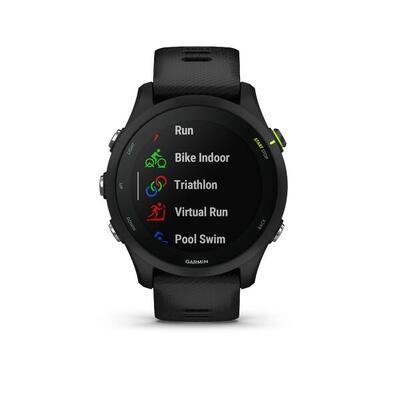 Reloj correr reproductor de música Garmin Forerunner 255 Music, negro