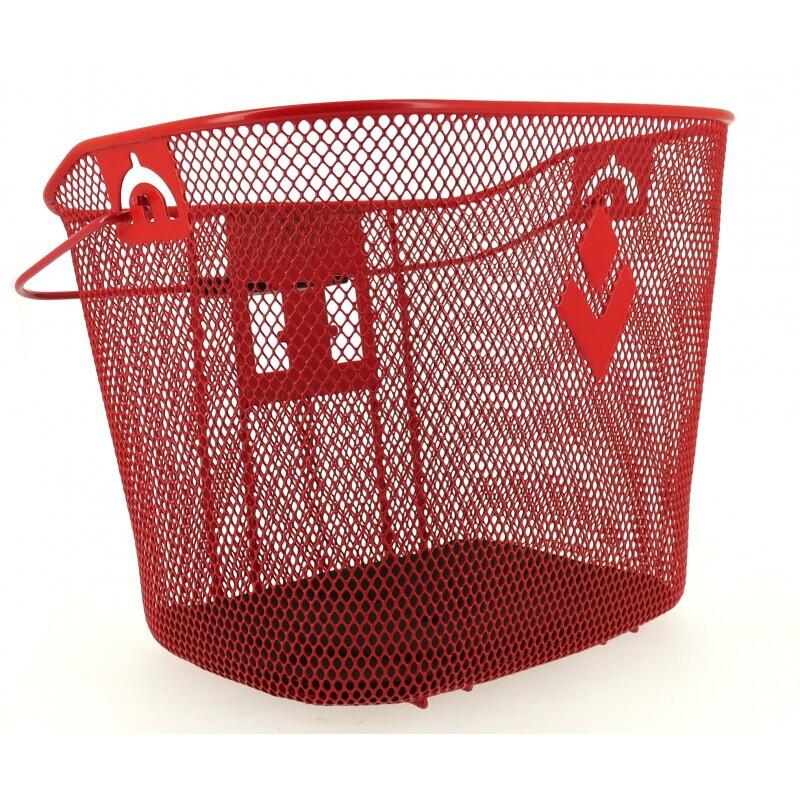 Panier acier XXL Rouge avec fixation MTS3 Hapo-G