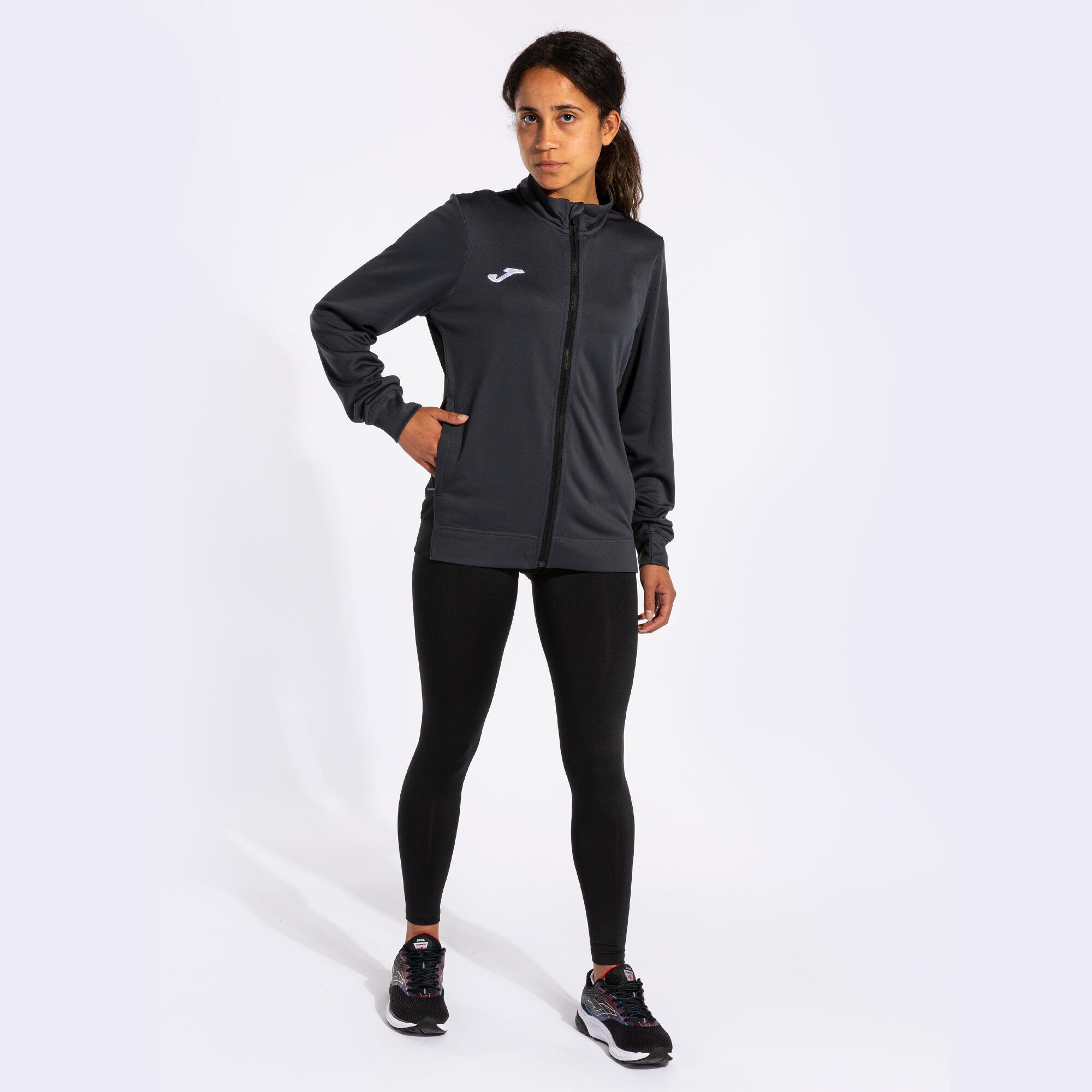 Chaqueta Fútbol Mujer Joma Winner II Antracita 4/5