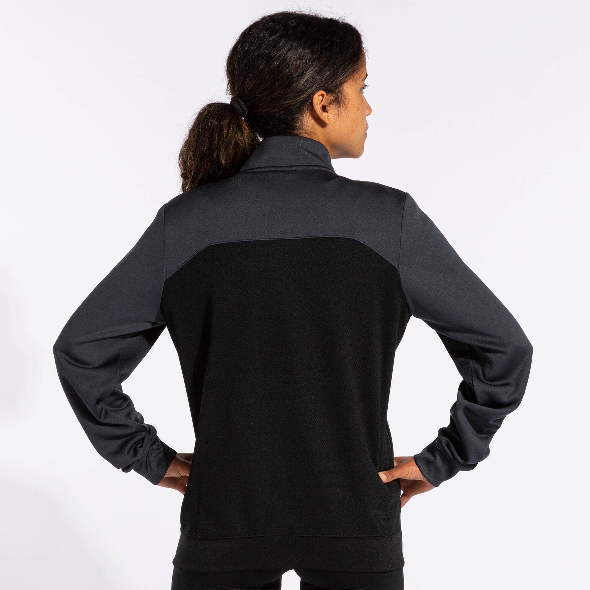 Chaqueta Fútbol Mujer Joma Winner II Antracita 3/5