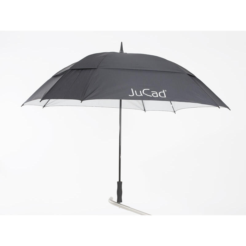 parapluie télescopique carré double voilure avec tige JuCad