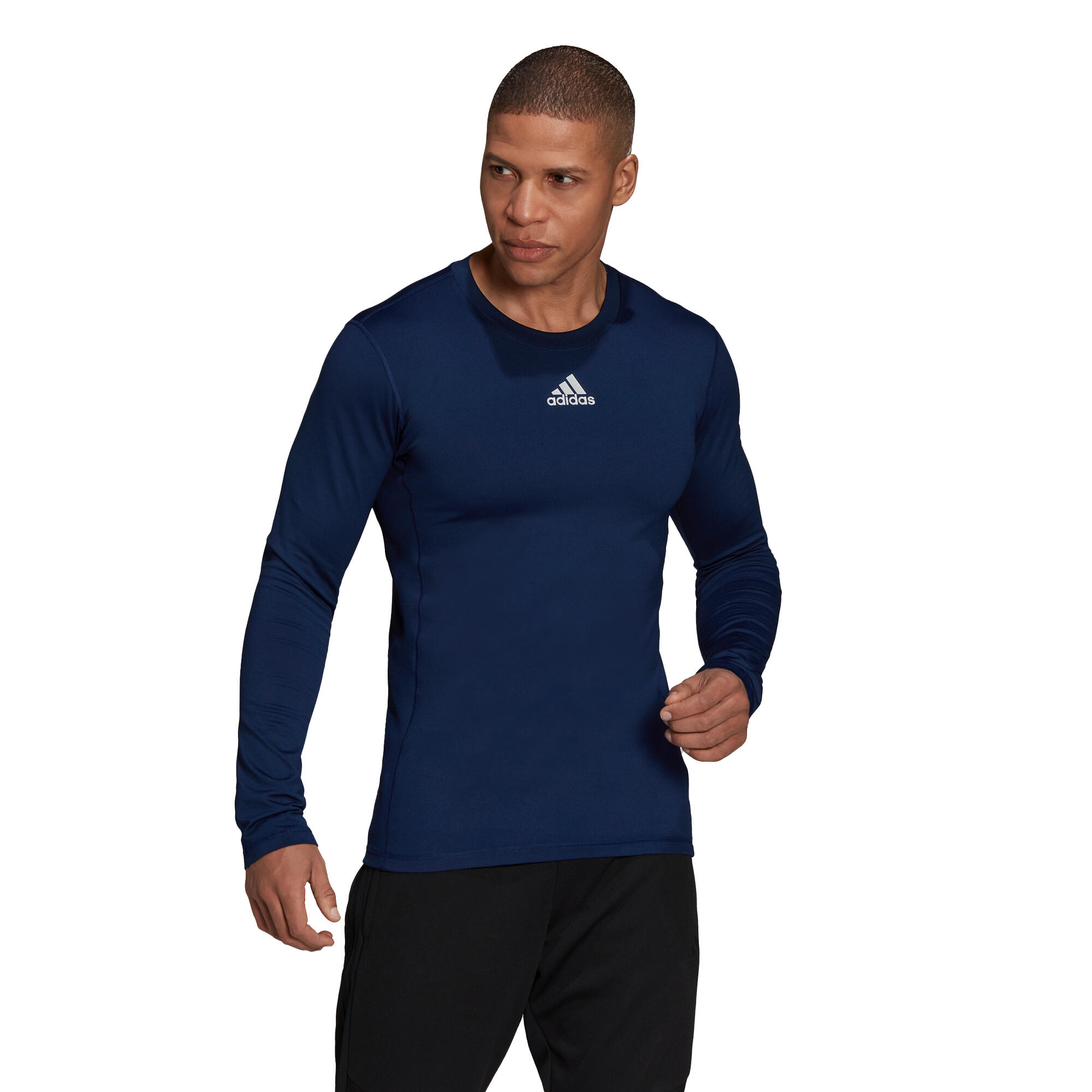 adidas Mens Techfit Long-Sleeve Top 3/5