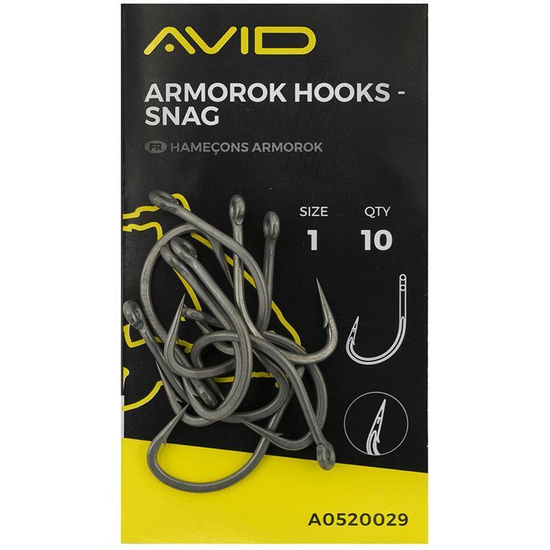 Lot von 10 Haken Avid armorok snag