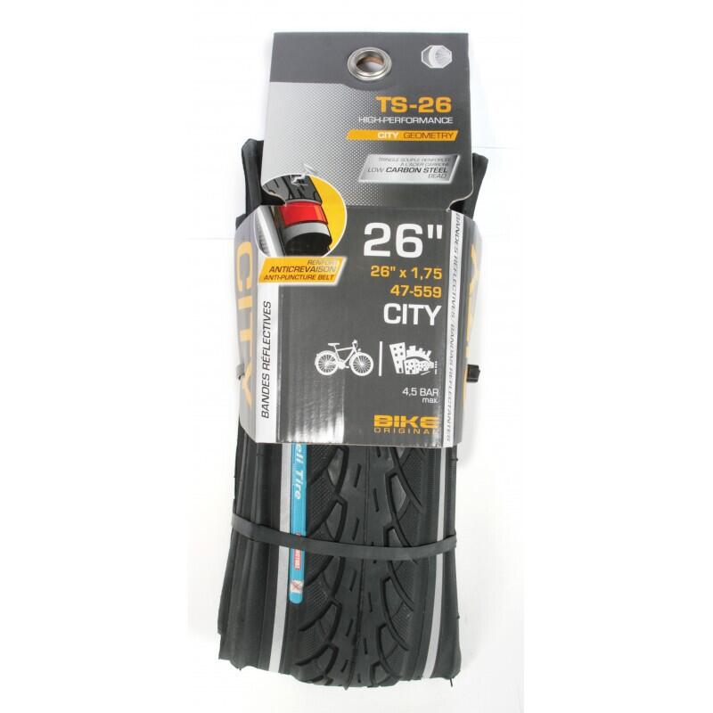 Pneu city 26X1,75 tringles souples Bike Original