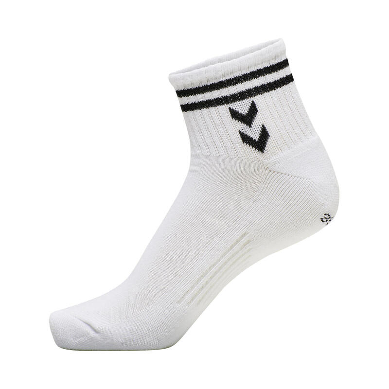 Hmlstripe 4-Pack Mid Cut Socks Mix Lot De 4Paires De Chaussettes Unisexe Adulte