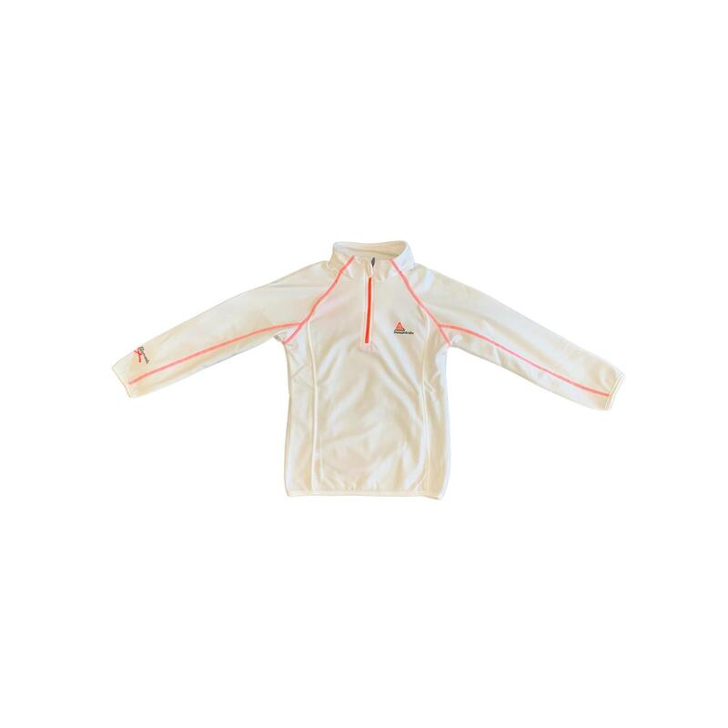 Felpa bambina con mezza zip in micropile Peak Mountain Gafine