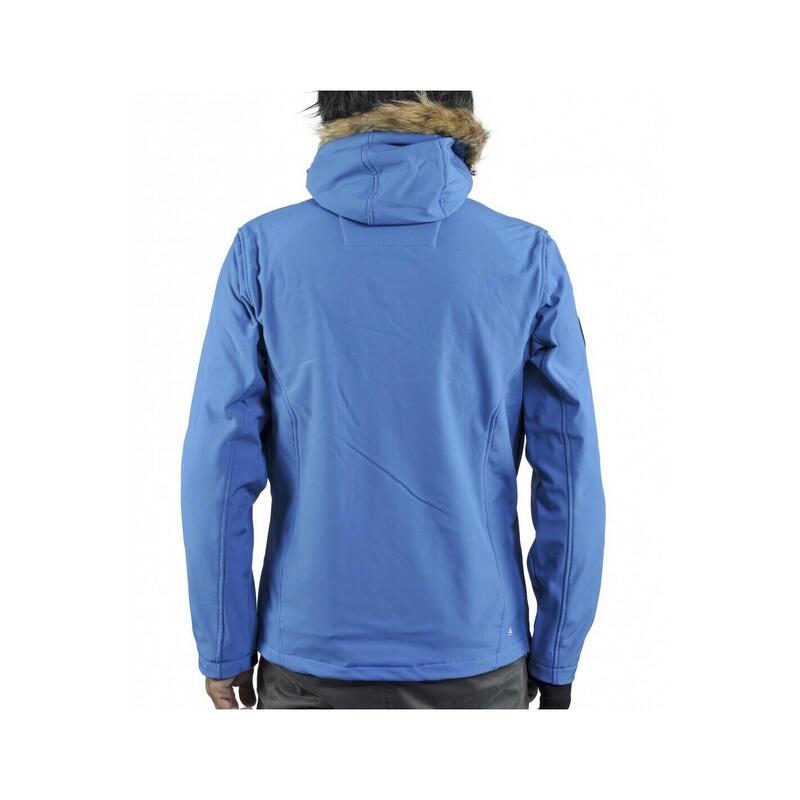 Chaqueta de softshell con piel falsa Peak Mountain localda