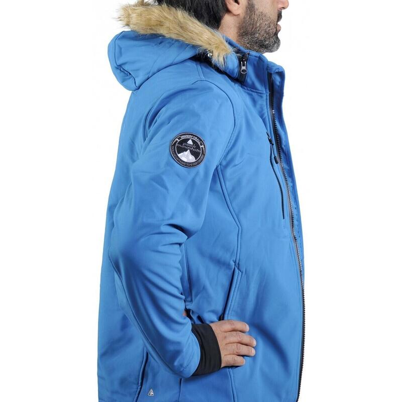 Softshelljacke mit Kunstpelz Peak Mountain Casada