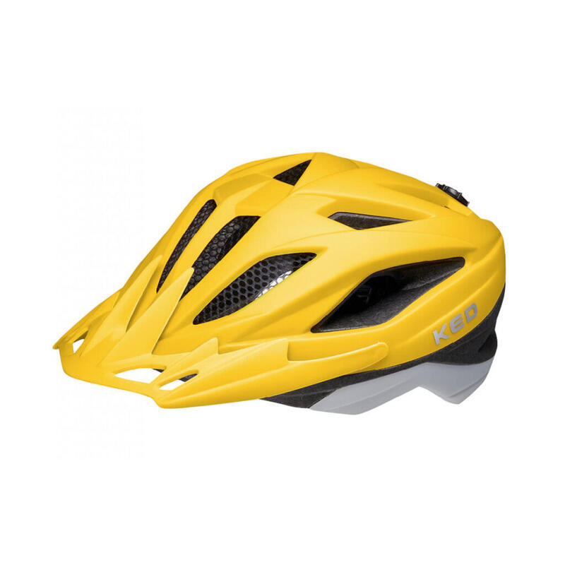 Fietshelm Street Jr. Pro M (53-58Cm) - Geel/Grijs