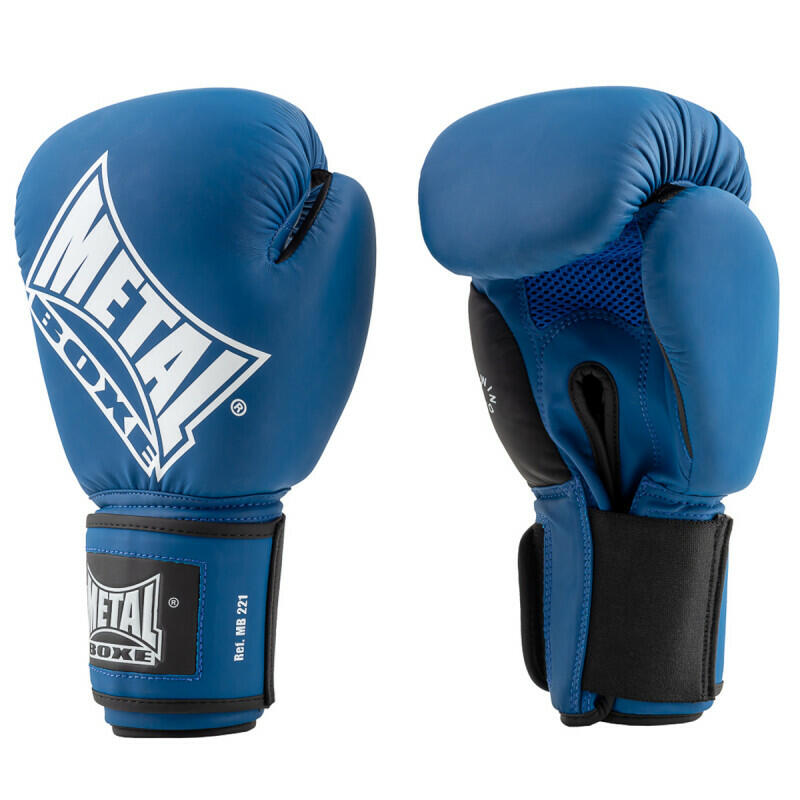 Gants de boxe cuir, Thaï Series - MB5300N, Metal Boxe 