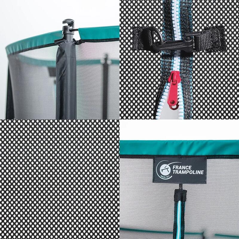Trampoline Boost’up 360cm - Filet de protection, échelle + Kit d'ancrage