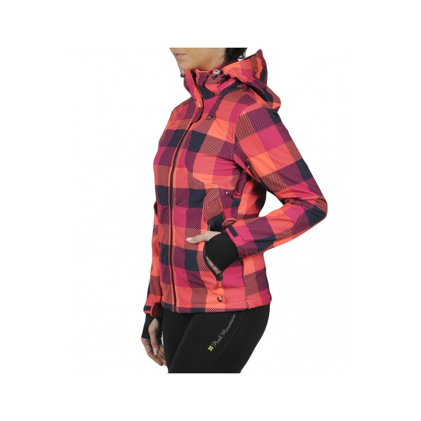 Seconde vie - Veste softshell imprimé femme Peak Mountain Aveny 4/4