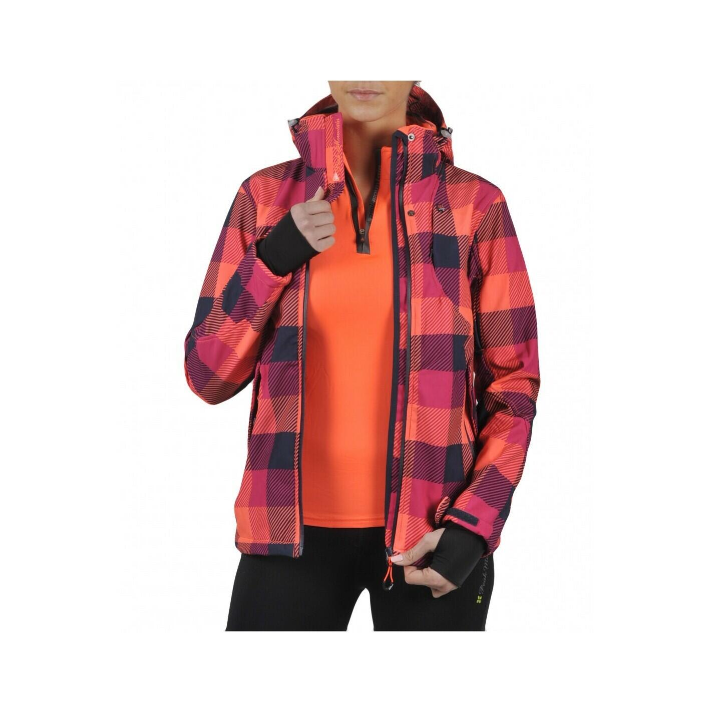 Seconde vie - Veste softshell imprimé femme Peak Mountain Aveny 2/4