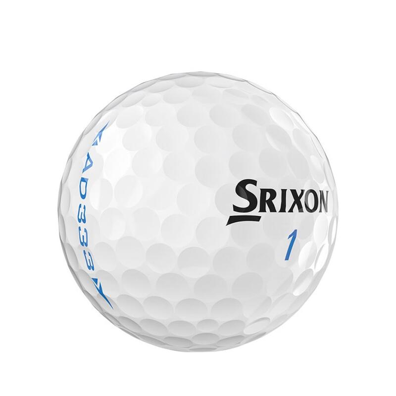 Doos met 12 Srixon AD333-golfballen Kleur: wit