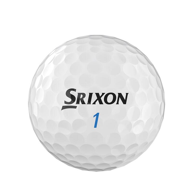 Doos met 12 Srixon AD333-golfballen Kleur: wit