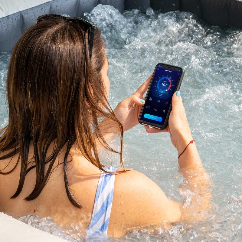 PURE SPA BULLES ARDOISE 4 PLACES