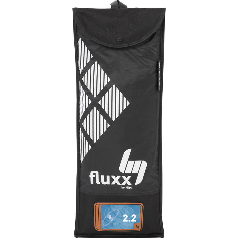 HQ4 Fluxx 2.2 Trainerkite inkl. 2x25m 100kp Dyneema Leinnen und Kitebar