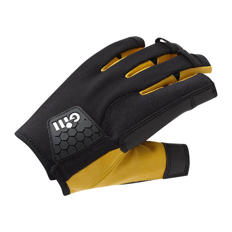 Unisex Short Fingers Pro Water Sports Gloves – Black