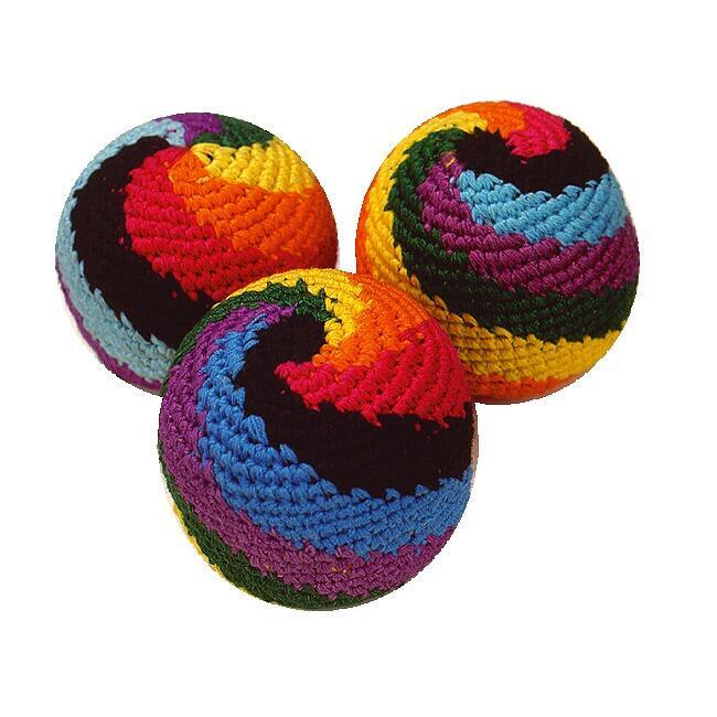 Sport-Thieme Footbag-Set Bean Bags - Rasta Rainbow