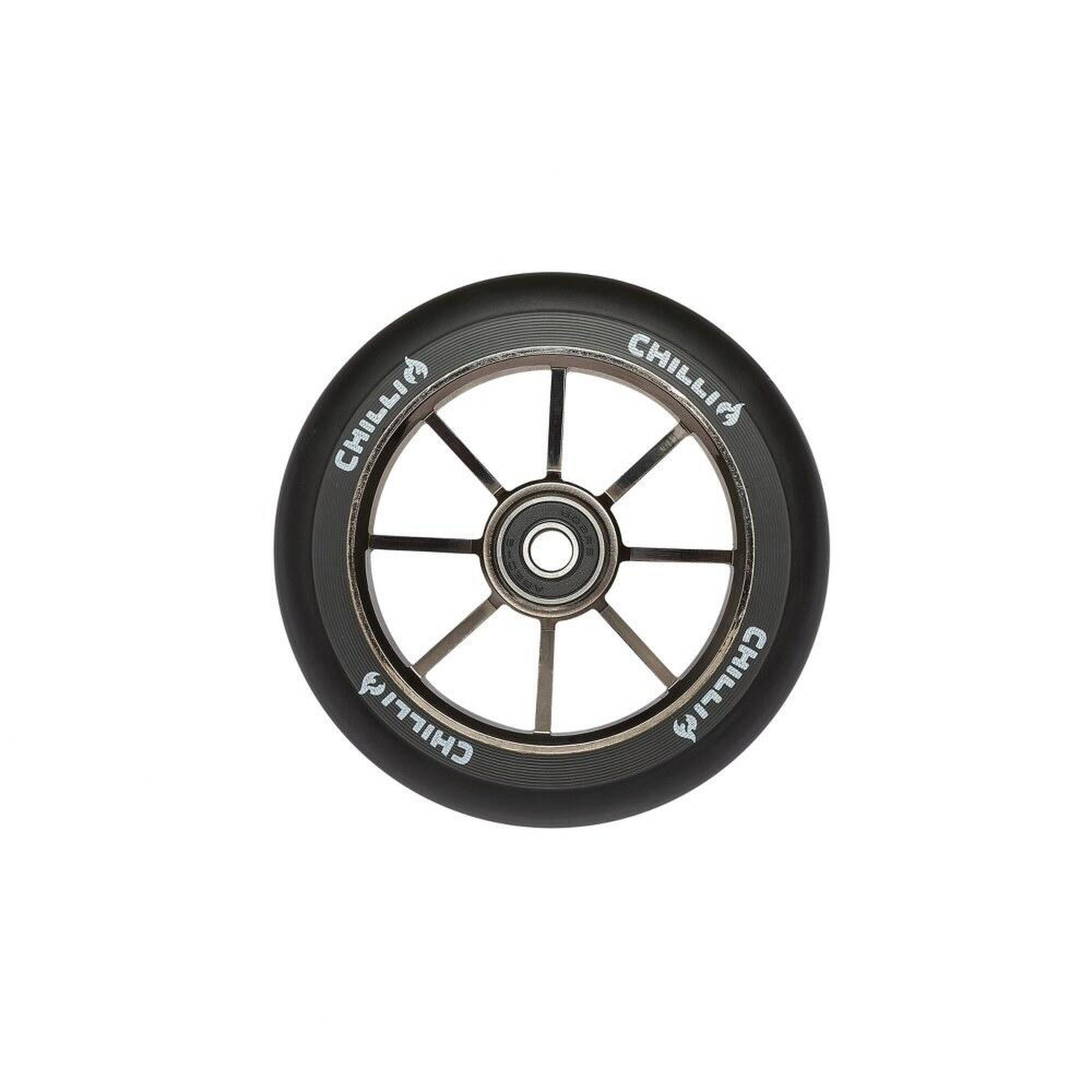CHILLI PRO SCOOTER Chilli Stuntstep Wiel Base (s) & Rocky - 110 Mm - Zwart Neo -