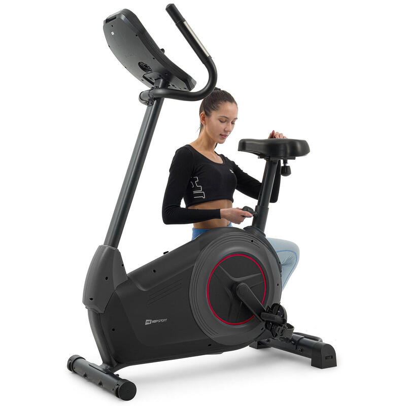 Rower stacjonarny treningowy magnetyczny Hop-sport Solid +mata