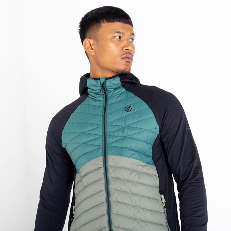 Chaqueta Mountaineer de Lana para Hombre Verde Helecho, Verde Ágave