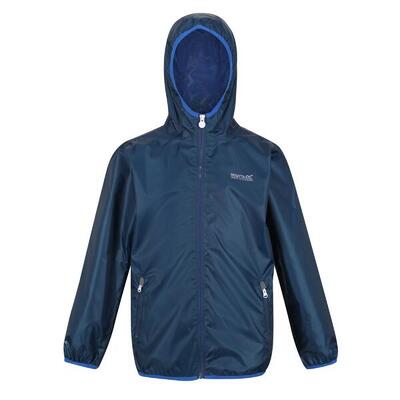 Groot buitenshuis kinderen/kinderen lever ii packaway rain jacket (maanlicht