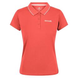 Polo manches courtes MAVERICK Femme (Corail néon)