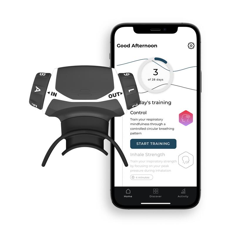 Airofit Aktiv™ Atemtrainer & Virtuelle Atemführungs-App